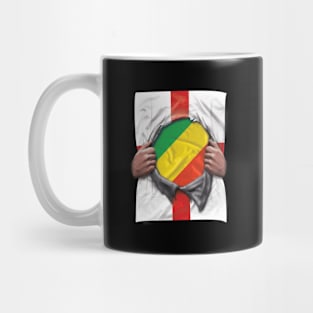 Republic Of The Congo Flag English Flag Ripped - Gift for Congon From Republic Of The Congo Mug